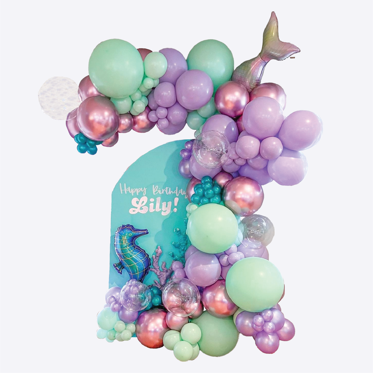 BACKDROP BALLOON : MERMAID THEME