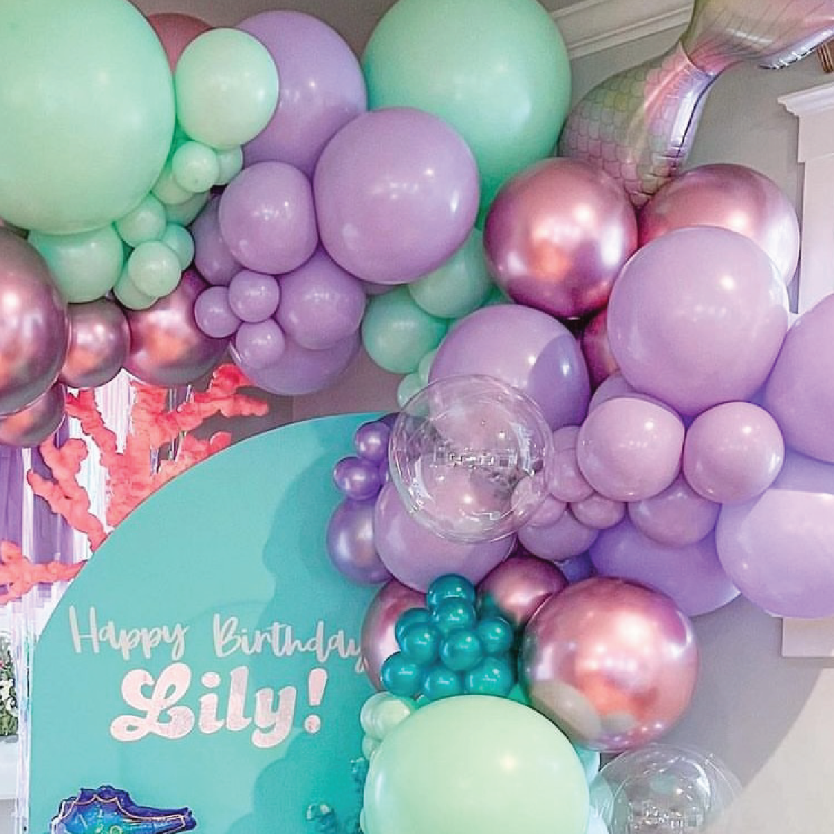 BACKDROP BALLOON : MERMAID THEME - Image 3