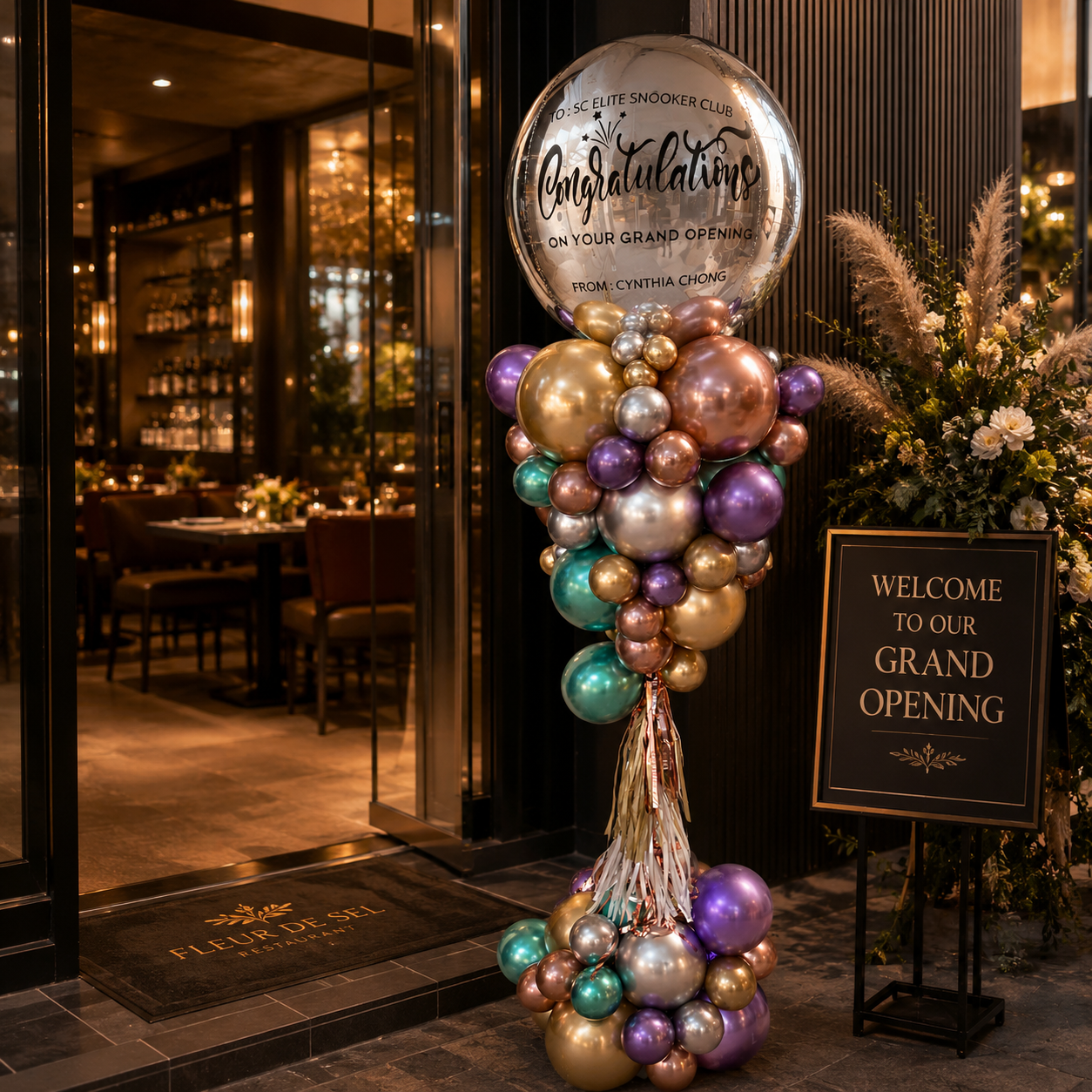 CUSTOM BALLOON PILLAR : CLEO - Image 2