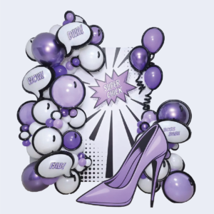 BACKDROP BALLOON : VIOLETA