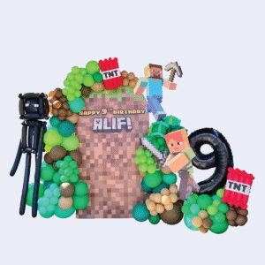 BACKDROP BALLOON : MINECRAFT