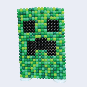 BALLOON WALL BACKDROP : MINECRAFT