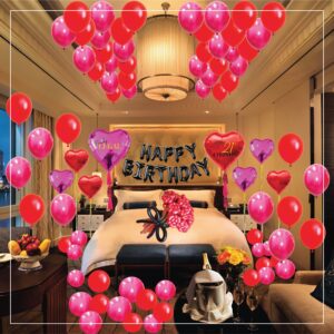 ROOM BALLOON DECORATION : CRIMSON CHARM 1