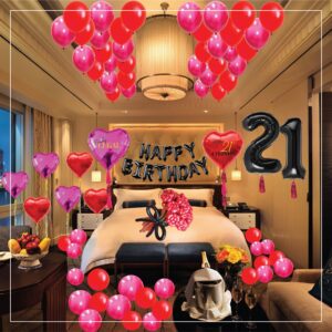 ROOM BALLOON DECORATION : CRIMSON CHARM 2