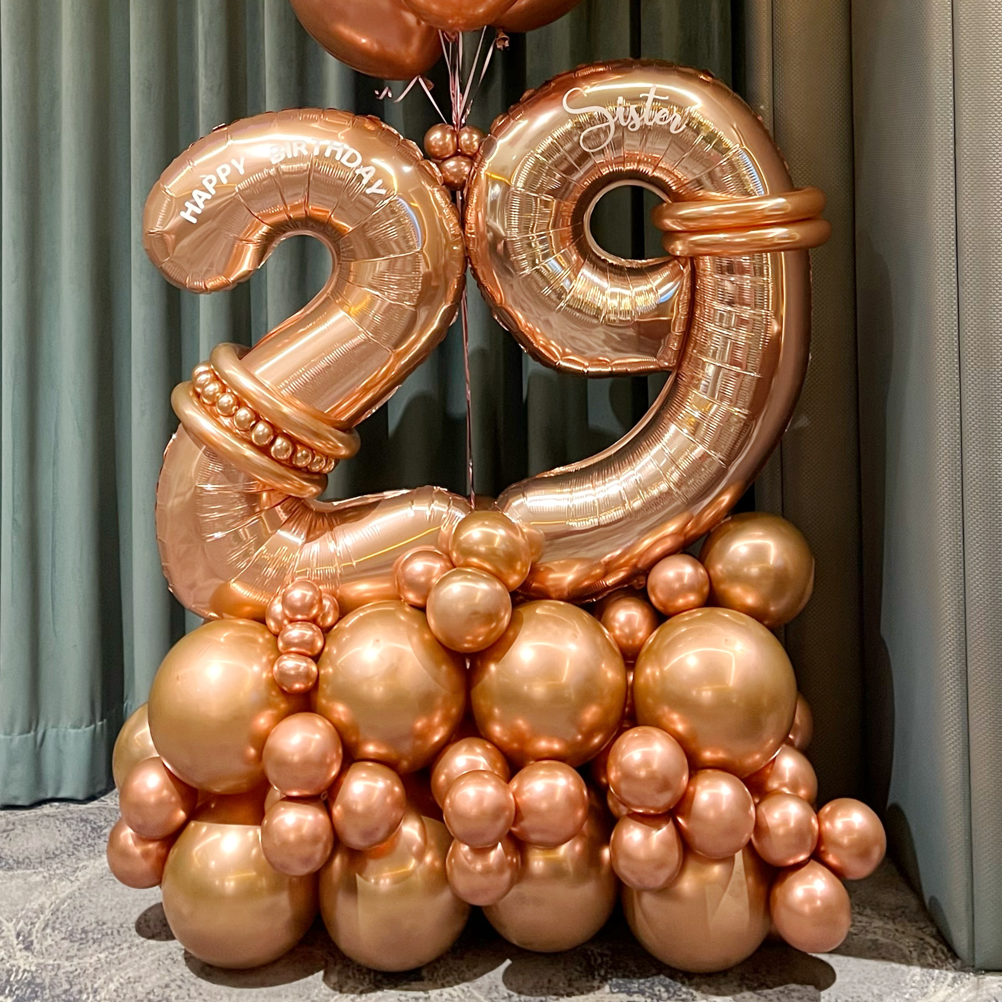 NUMBER MARQUEE : MONO (ROSE GOLD) - Image 2