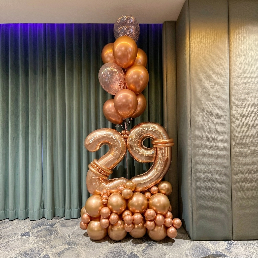 NUMBER MARQUEE : MONO (ROSE GOLD) - Image 4