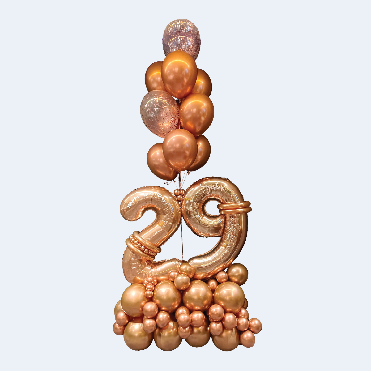 NUMBER MARQUEE : MONO (ROSE GOLD)