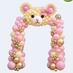 BALLOON ARCH : TEDDY (PINK)
